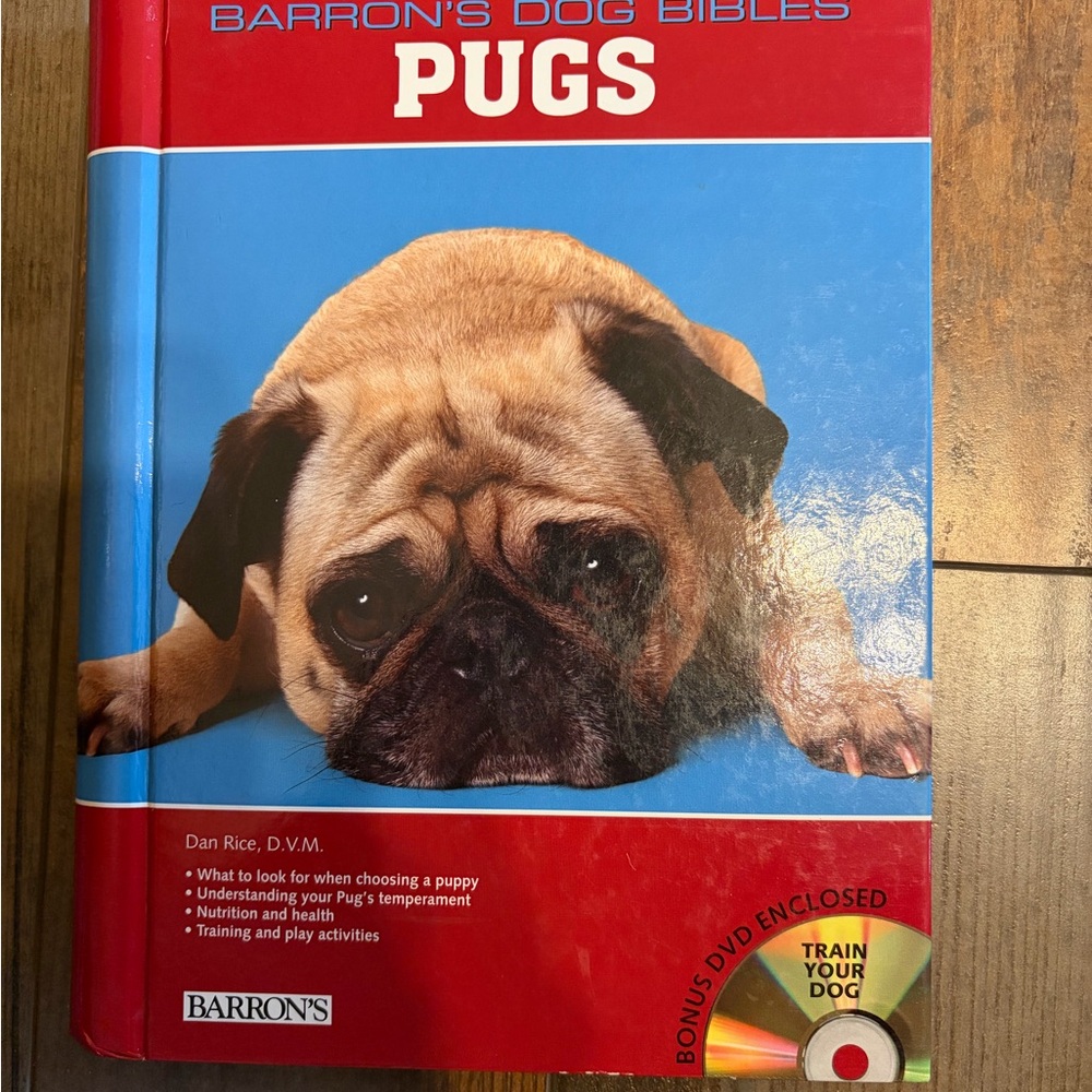 NWOT Barron’s Dog Bibles Pugs hardcover book